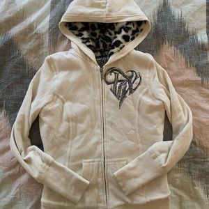 Cozy Faux Fur Lined Fox Sweatshirt